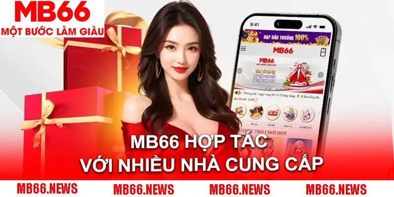 MB66 hợp tác với nhiều nhà cung cấp game bài nổi tiếng