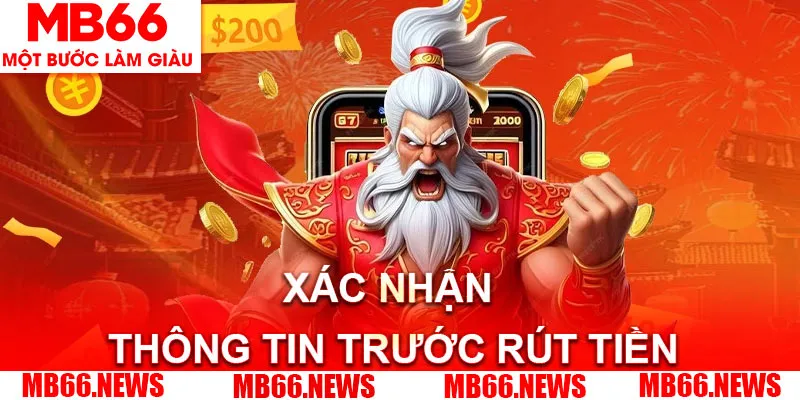 Người chơi được phép thay đổi thông tin trước khi xác nhận rút tiền